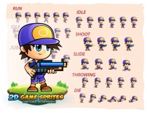 Joash 2D Game Character Sprites Screenshot 2