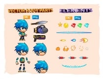 Bambi 2D Game Character Sprites Screenshot 3