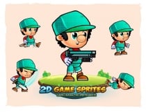 Leonard 2D Game Character Sprites Screenshot 1