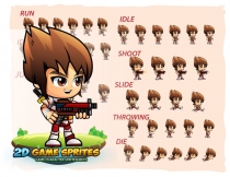 Gushion 2D Game Sprites Screenshot 2