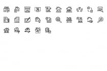 500 Estate Property & Law Vector Icons Pack Screenshot 12