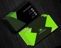 GreenBlack Business Card Screenshot 1