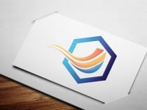 Futuristic Colorful Corporate Company logo Screenshot 2