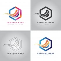 Futuristic Colorful Corporate Company logo Screenshot 4