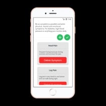 Pure React Native Symptoms Recording App Screenshot 2