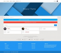  Material - Responsive MyBB theme Screenshot 5