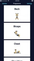 Workout Plans - iOS Source Code Screenshot 2