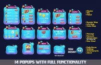 Aqua Bubble Shooter Unity Game Template Screenshot 4