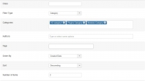 Filterable Items for K2 - Joomla Module Screenshot 1