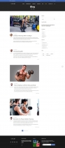 Universal HTML Template For Fitness Screenshot 6