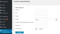 WordPress Keyword Linking Plugin Screenshot 1