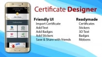 Certificate Designer - Android Source Code Screenshot 1