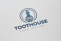 Teeth House Shape Logo  Screenshot 1