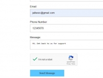 Simple Secure Contact Form With reCAPTCHA Screenshot 4