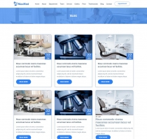 MaxMed Hospital Landing Page Template Screenshot 4