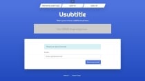 Usubtitle - Complete Subtitle Management Website Screenshot 9