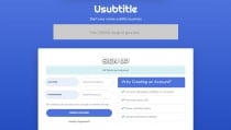 Usubtitle - Complete Subtitle Management Website Screenshot 12