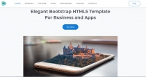 Landi- Elegant Bootstrap HTML5 Template  Screenshot 2