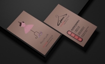 High-End Boutique Business Card Screenshot 1