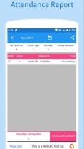Online Attendance - Android Source Code Screenshot 3