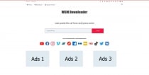 WordPress Social Media Downloader Plugin Screenshot 2