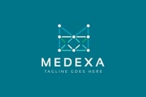 Medexa M Letter Logo Screenshot 2