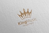 Music Logo with King and Piano Concept Screenshot 5