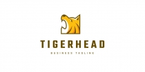 Brave Tiger Head Logo Template Screenshot 1