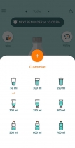 Water Drinking Reminder - Android App Template Screenshot 2