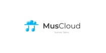 Cloud Music Logo Template Screenshot 2