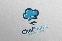 Chef Food Logo For Restaurant Or Cafe  Screenshot 4