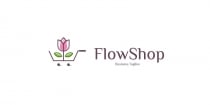 Beauty Flower Shop Logo Template Screenshot 2