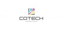 Color Tech Logo Template Screenshot 1