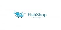 Fish Shop Logo Template Screenshot 2