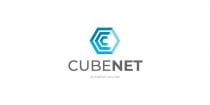 Cubenet - Letter C Hexagon Logo Screenshot 1