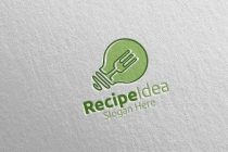 Recipe Idea Food Logo For Restaurant Or Cafe Screenshot 1