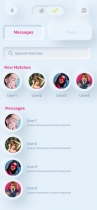 Ion Tinder 2 - Ionic 5 Skeuomorphic Dating UI Them Screenshot 1