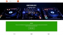 Amosmusic - Youtube Music portal PHP Script Screenshot 1