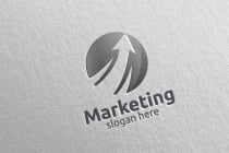 Marketing Financial Advisors Logo Design Template  Screenshot 2