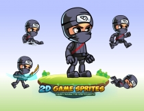 Ninja  2D Game Character Sprites Screenshot 1