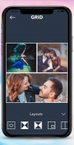 Collage Maker For iOS - Photo Editor Source Code Screenshot 4