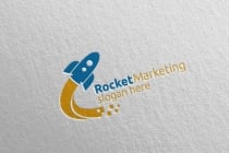 Rocket Marketing Financial Advisor Logo Design Screenshot 5