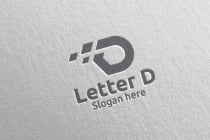 Letter D For Digital Marketing Financial Logo Screenshot 3