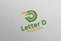 Letter D For Digital Marketing Financial Logo Screenshot 4