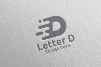 Letter D For Digital Marketing Financial Logo Screenshot 3