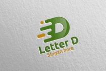 Letter D For Digital Marketing Financial Logo Screenshot 4