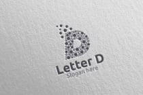 Bubble Letter D For Digital Marketing Logo Screenshot 3