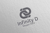 Infinity Letter D for Digital Marketing Logo Screenshot 3