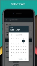 Age Calculator - Android Source Code Screenshot 2