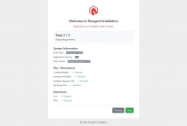 Roogent Installation PHP Script Screenshot 2
